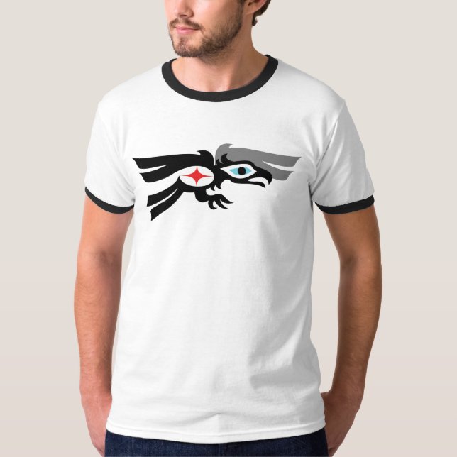 Camiseta Corvo do Haida em vôo (Frente)