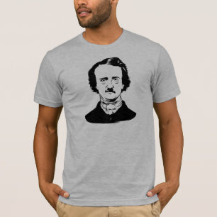 Camiseta Corvo do ponto de entrada de Edgar Allen