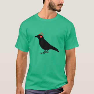 Camiseta Corvo dos fones de ouvido