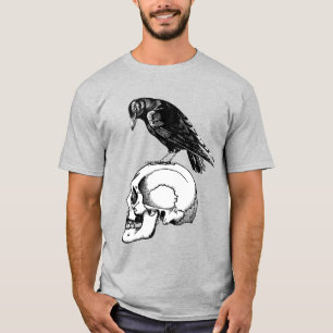 Camiseta Corvo e Caveira