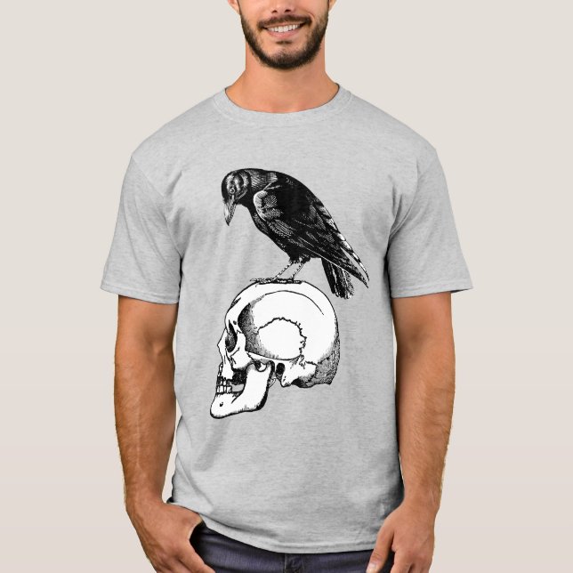 Camiseta Corvo e Caveira (Frente)