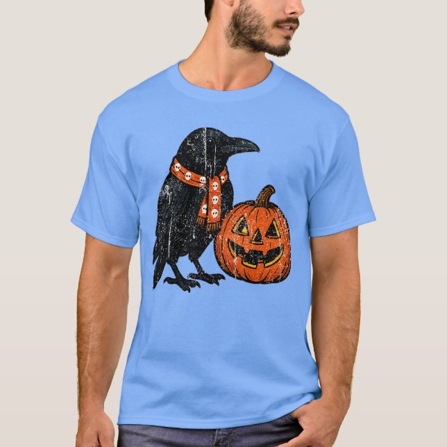Camiseta Corvo e Pumpkin (Frente)