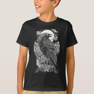 Camiseta Corvo Místico Sombrio