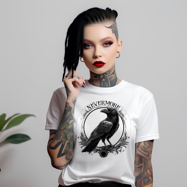 Camiseta Corvo Nunca Mais (Criador carregado)