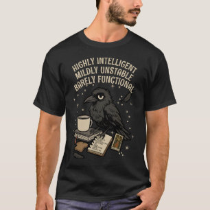 Camiseta Corvo pouco funcional: inteligente, instável