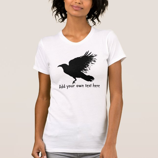 Camiseta Corvo - preto (Frente)