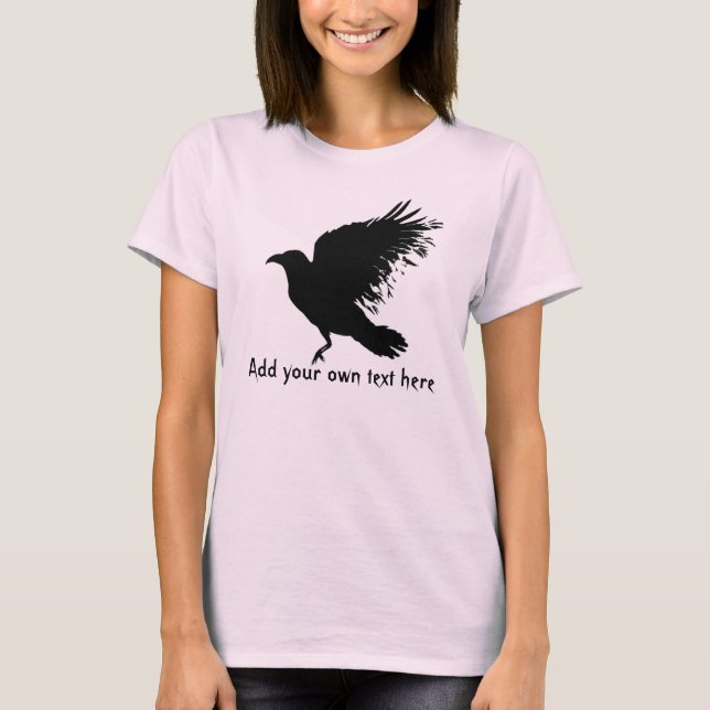 Camiseta Corvo - preto (Frente)