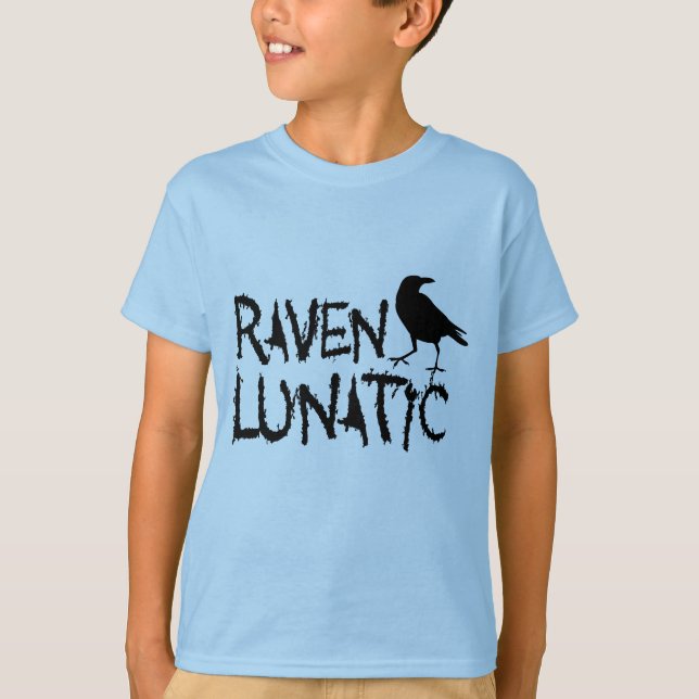 Camiseta Corvo preto excêntrico do corvo (Frente)