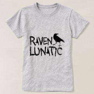 Camiseta Corvo preto excêntrico do corvo