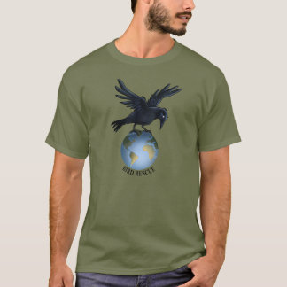 Camiseta Corvo sobre o mundo