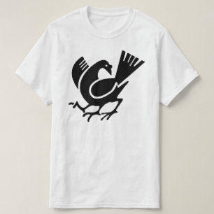 Camiseta Corvo três equipado com pernas