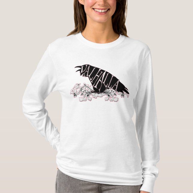 Camiseta Corvo Valhalla de Fallegur (Frente)