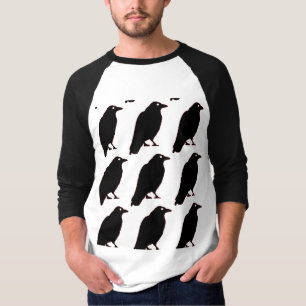 Camiseta Corvos assustadores do Dia das Bruxas!