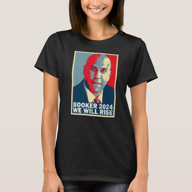 Camiseta Cory Booker Vamos Levantar Cory Booker (Frente)