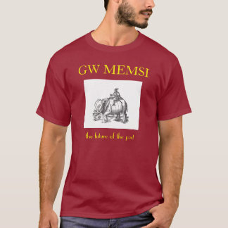 Camiseta Coryate, GW MEMSI, o futuro do passado