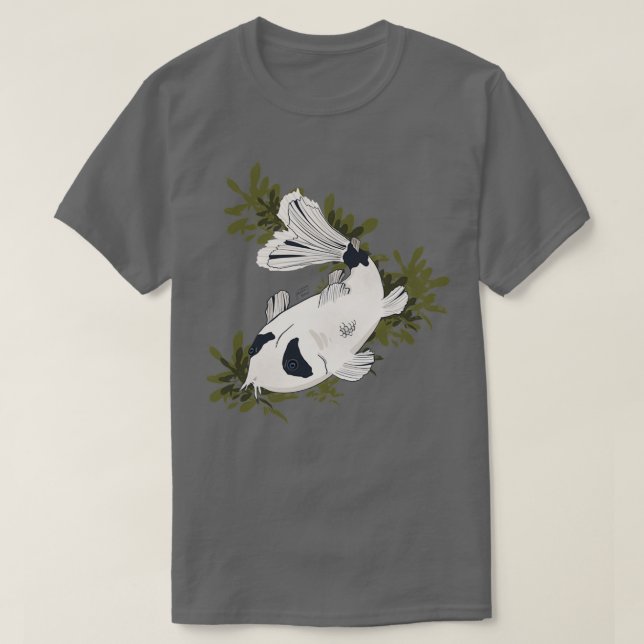 Camiseta Corydoras panda (Frente do Design)