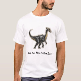 Camiseta Corythosaurus Dinossauro Crie Seu Próprio Texto Pe