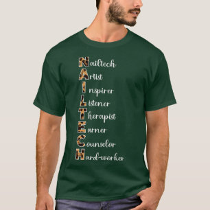 Camiseta Cosmetologista Manicurista Nail Tech 1