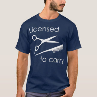 Camiseta Cosmetólogo Licenciado Para Cosmetologia Do Carreg