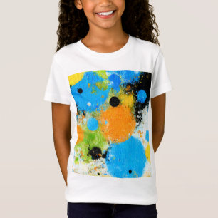 Camiseta Cosmic Chromatic Splatter: Abstract Orbit