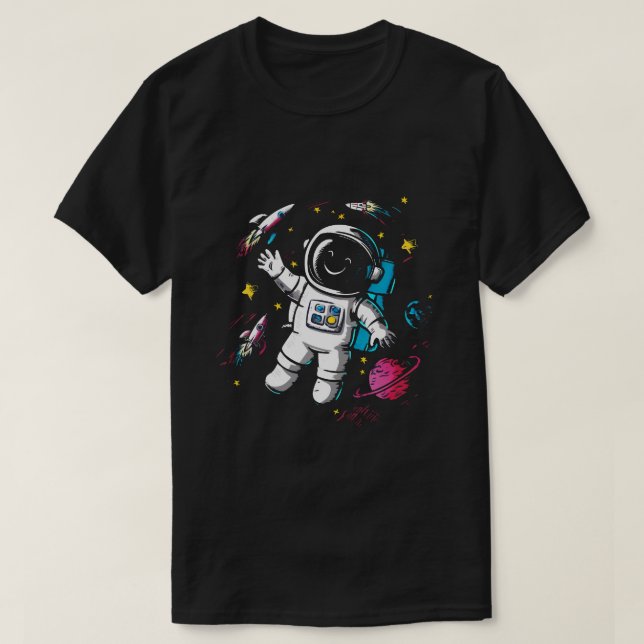 Camiseta Cosmic Explorer (Frente do Design)