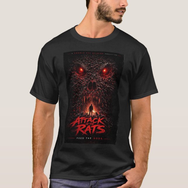 Camiseta Cosmic Eye™ – Attack of the Rats “Feed the Gods”  (Frente)