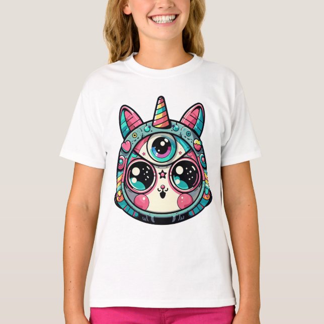 Camiseta "Cosmic Feline Fantasy" (Frente)