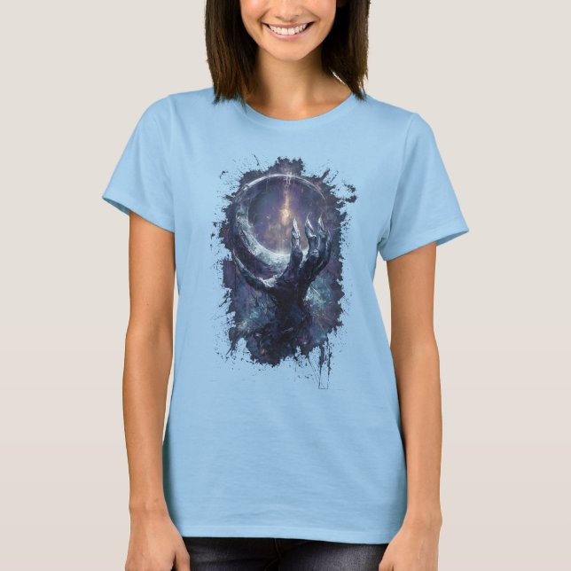 Camiseta Cosmic Hand Dark Fantasy Women's T-Shirt (Frente)