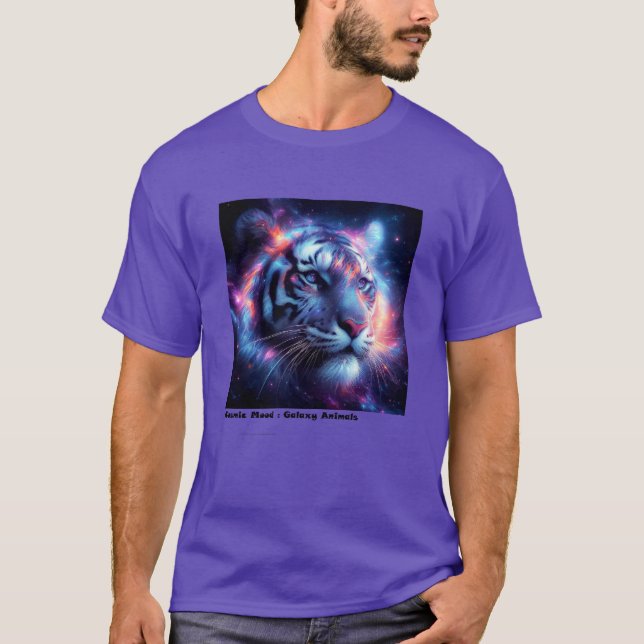 Camiseta Cosmic Mood: Galaxy Animals Tshirt #3 (Frente)