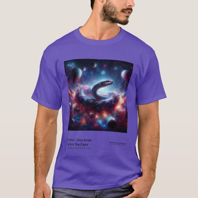 Camiseta Cosmic Mood: Galaxy Animals Tshirt #4 (Frente)