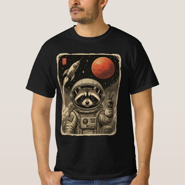 Camiseta Cosmic Peacekeeper: The Selfie-Taking Astronaut (Frente)