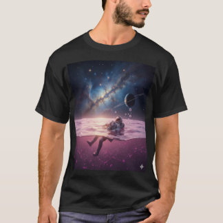 Camiseta Cosmic Sunset Astronaut T-Shirt
