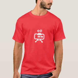 Camiseta Cosmicity Logobot T vermelho