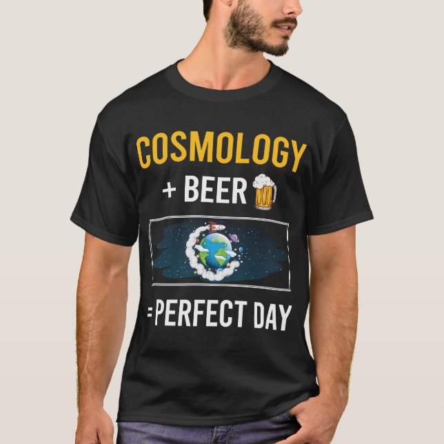 Camiseta Cosmologia do Dia da Cerveja (Frente)