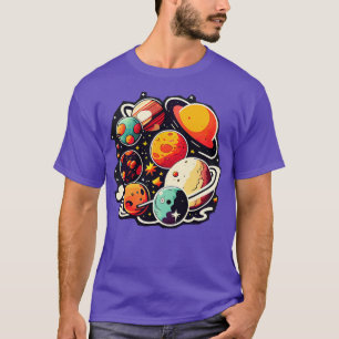 Camiseta Cosmos de arte de planetas
