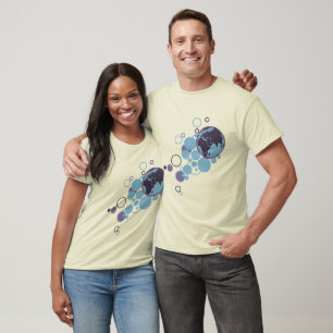 CAMISETA COSMOS DO GLOBO DA TERRA