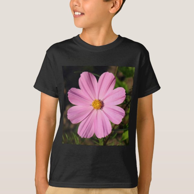 Camiseta Cosmos Rosa (Foto Quadrada) (Frente)
