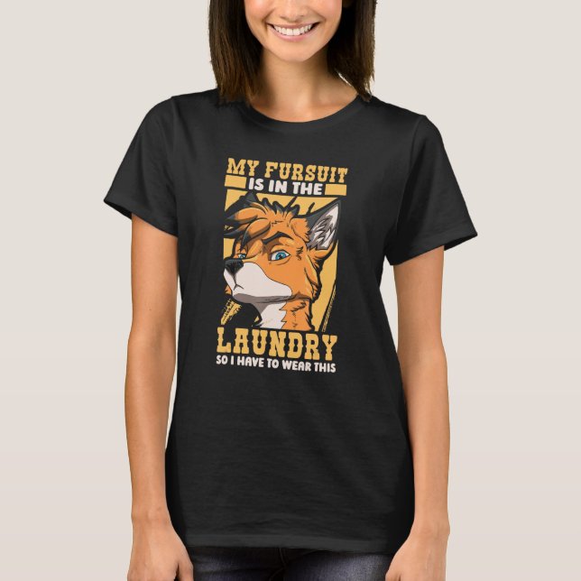 Camiseta Cosplay Furries Fursona Furry Fandom (Frente)