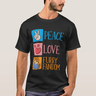 Camiseta Cosplay He Furries Fursona Furry Fandom