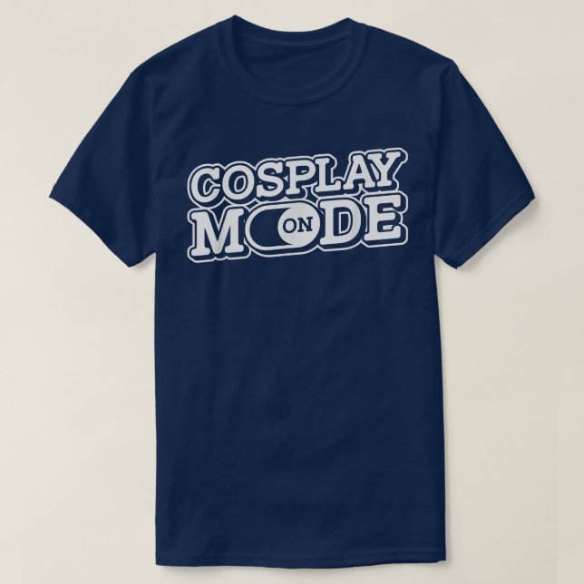 Camiseta Cosplay Mode On  Otaku Manga Japan Anime Cosplayer (Frente do Design)