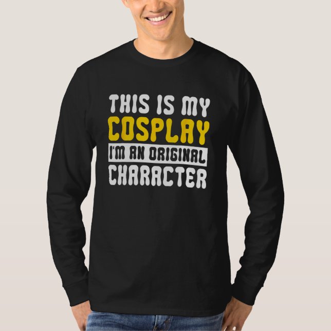 Camiseta Cosplay Original Character Cosplayer Costume Play  (Frente)