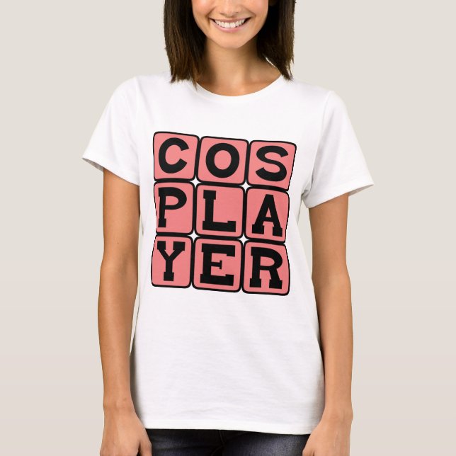 Camiseta Cosplayer, Costume de Jogos (Frente)