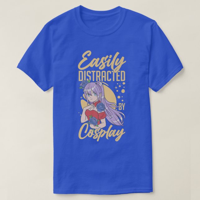 Camiseta Cosplaying Anime Cosplayer Ideas Cosplay Manga Pre (Frente do Design)