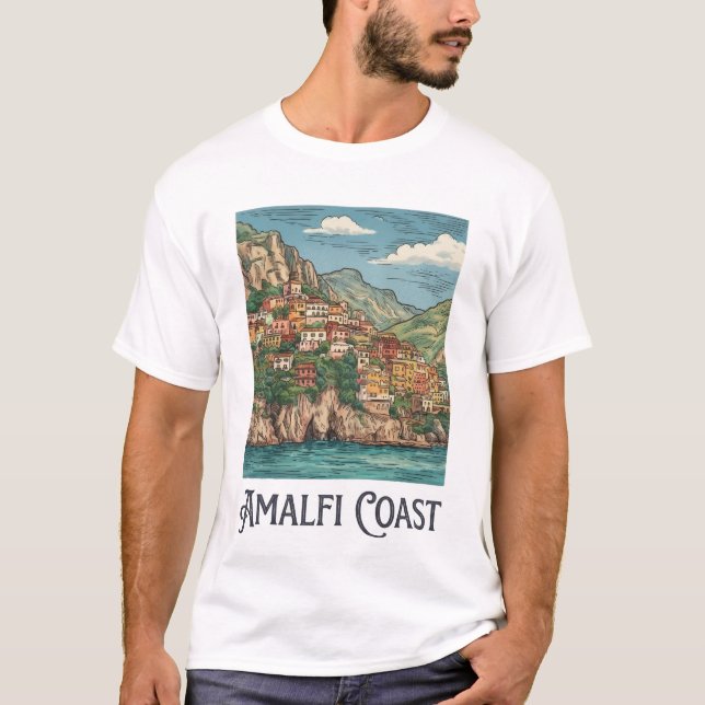 camiseta costa amalfi (Frente)