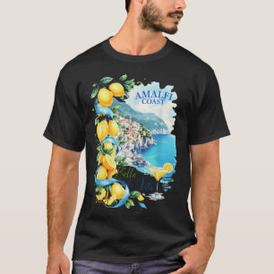 Camiseta Costa Amalfi Capri Lemon Itália Bella La Vita