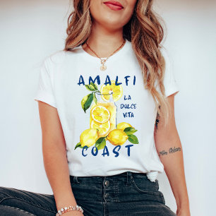 Camiseta Costa Amalfitana La Dolce Vita – Limoncello Italia