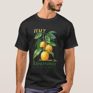 Camiseta Costa Amalfitana Mar Mediterrâneo Férias Italiano