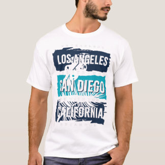 Camiseta Costa da Califórnia Los Angeles San Diego