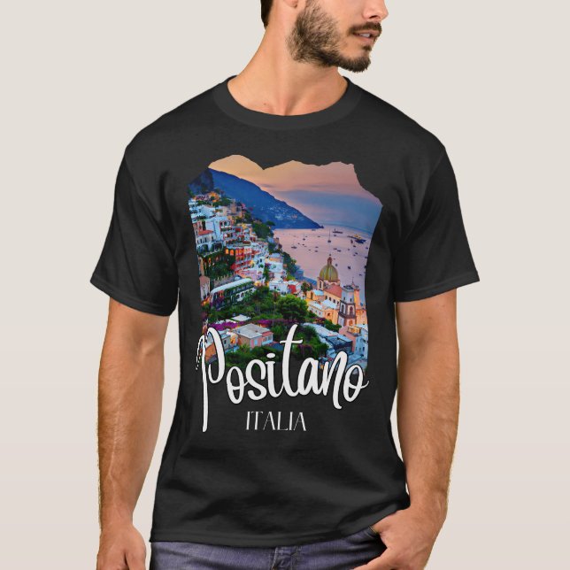 Camiseta Costa de Positano Amalfi (Frente)