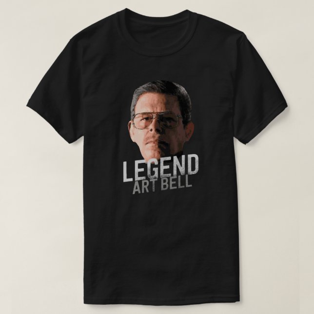 Camiseta Costa de rádio de Bell da arte da legenda para (Frente do Design)